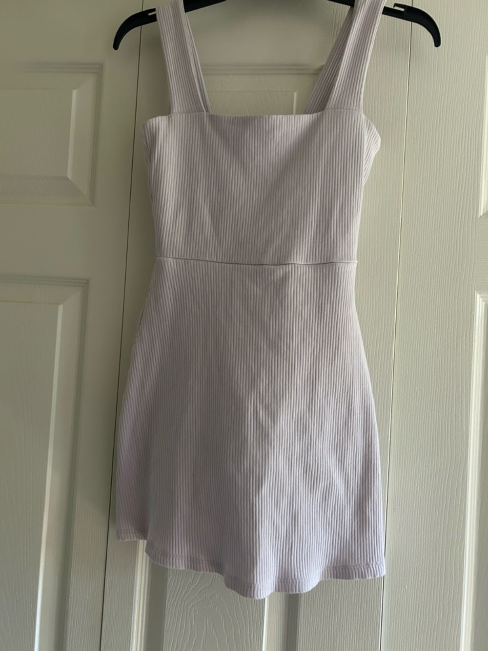 PINK Victoria's Secret Lavender Ribbed Mini Dress
